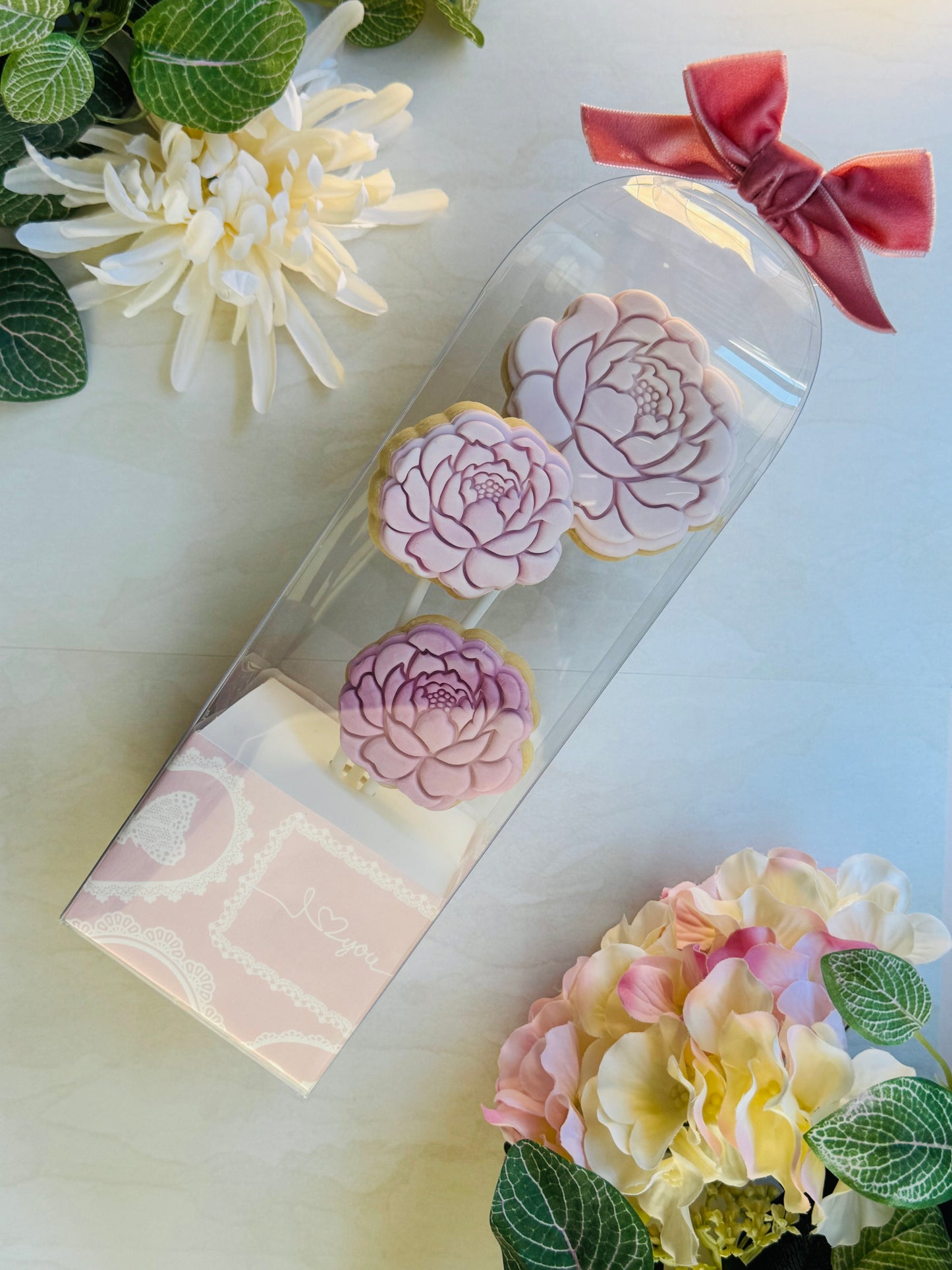 Tall 3 cookie pop bouquet