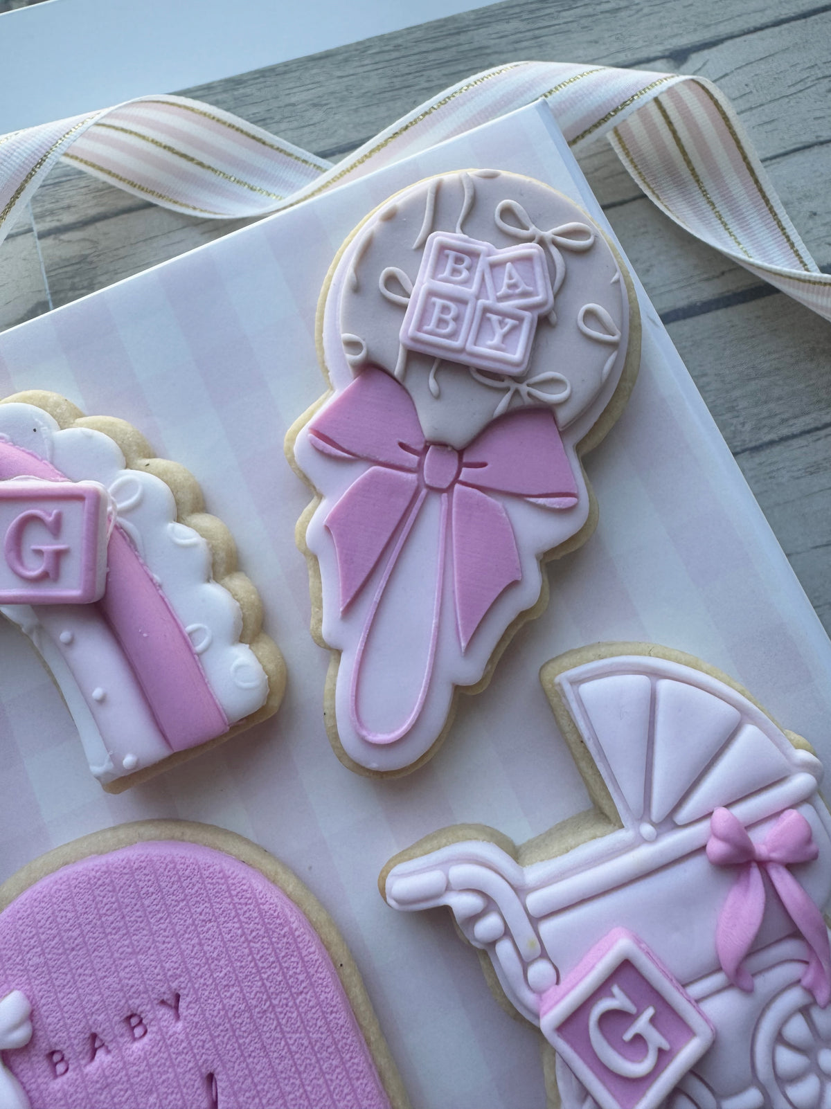 Pink / Baby Girl Cookie Gift Box