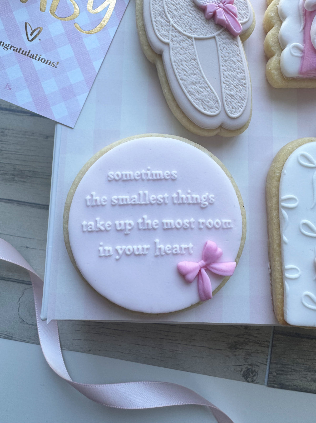 Pink / Baby Girl Cookie Gift Box